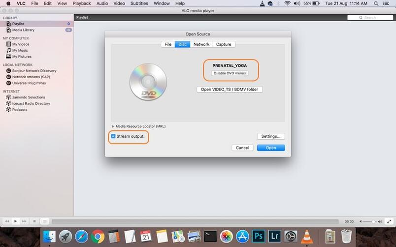Rip Protected DVD with VLC on Mac