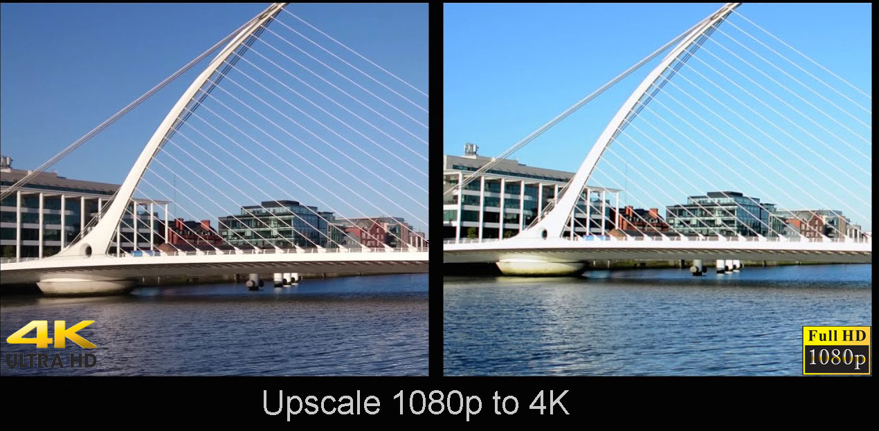 Upscale Video 1080p to 4K