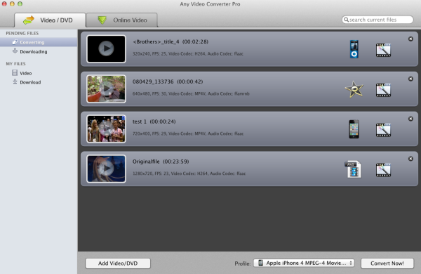 video codec for mac