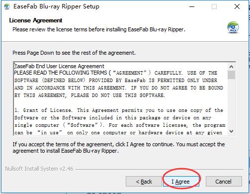 Install EaseFab Blu-ray Ripper