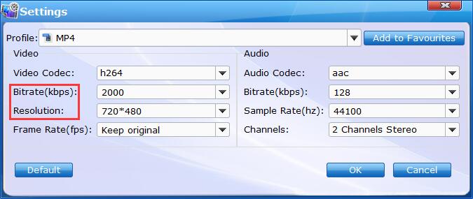 Common MP4 Settings