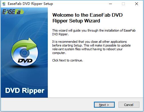 Install EaseFab DVD Ripper