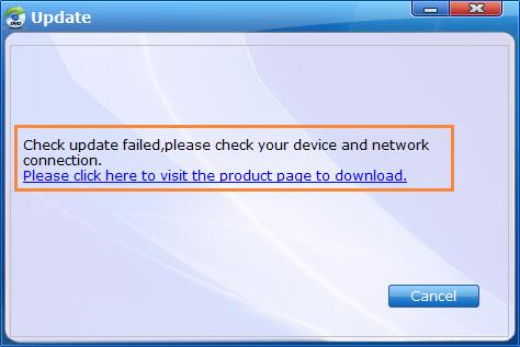 Failed to Update EaseFab Blu-ray Ripper