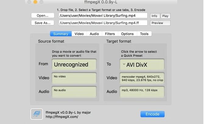 Best 4K Video Converter for Mac - FFmpegX