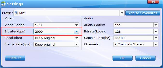 Recommended MP4 Settings for Chromebook