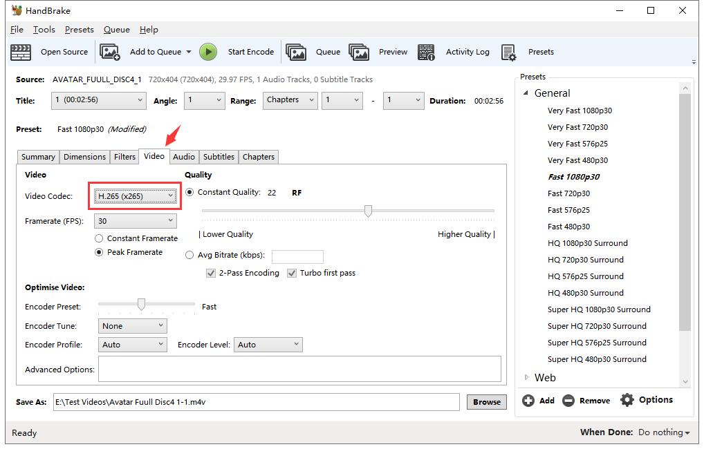 free H264 to HEVC converter