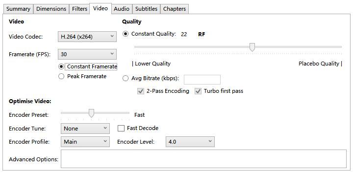 Fix HandBrake A/V out of Sync via Framerate Setting