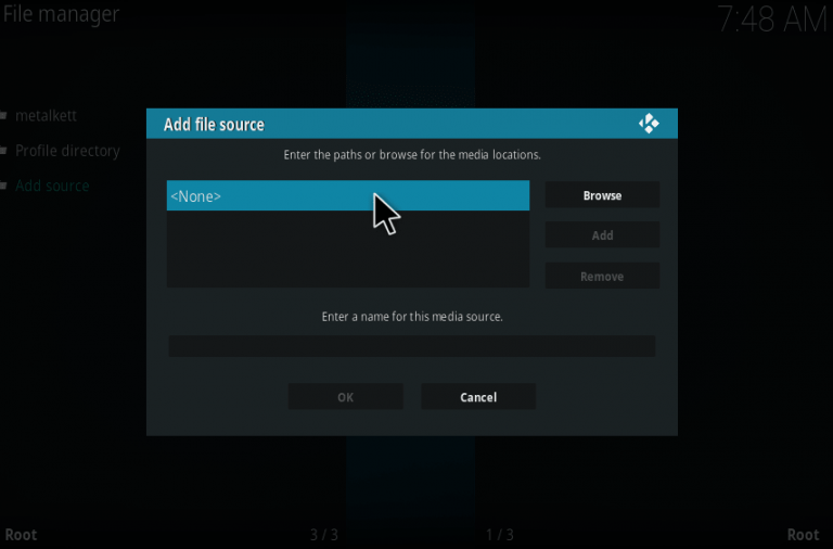 Install HEVC addon to play Blu-ray in Kodi