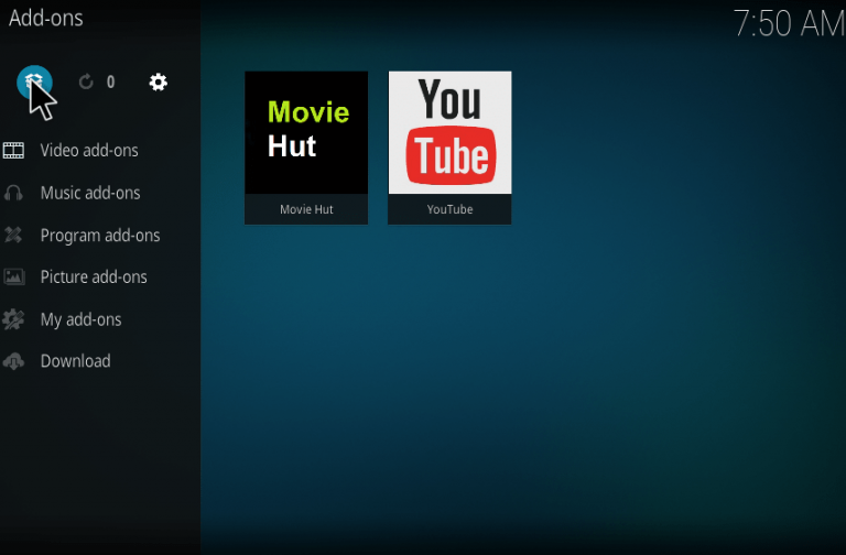 Install HEVC addon to play Blu-ray in Kodi