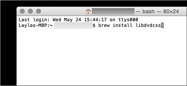 How to install Handbrake libdvdcss on Mac