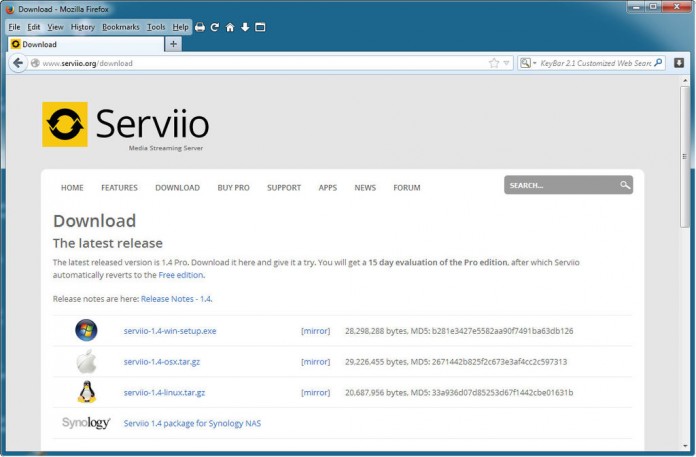 serviio plex serviio plex