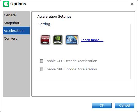 acceleration option