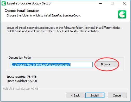 install easefab losslesscopy