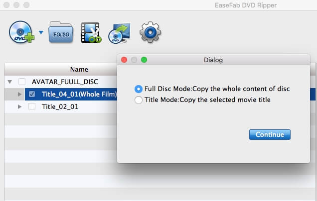 DVD Copy Modes