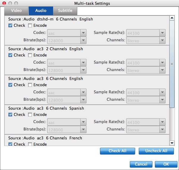 multi-track mkv settings