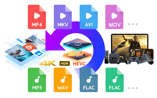 convert all video and audio formats