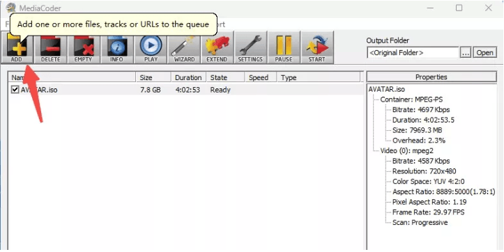 Add Blu-ray to MediaCoder