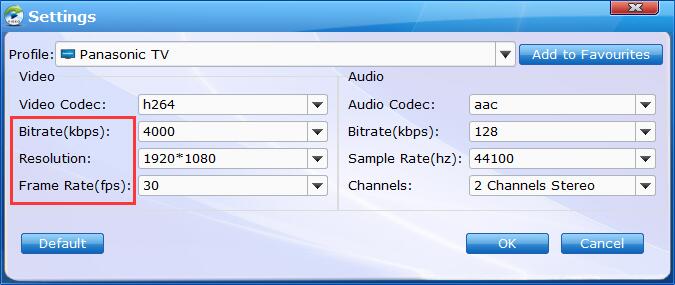 Recommended Settings for Panasonic TV