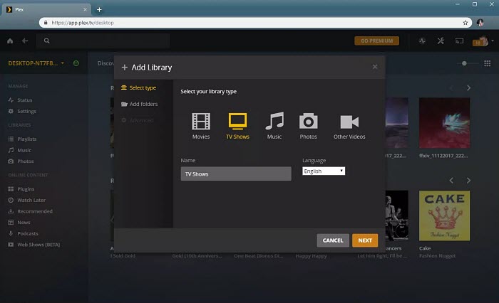 Plex Setup