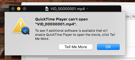 Fix QuickTime Not Playing MP4 Error