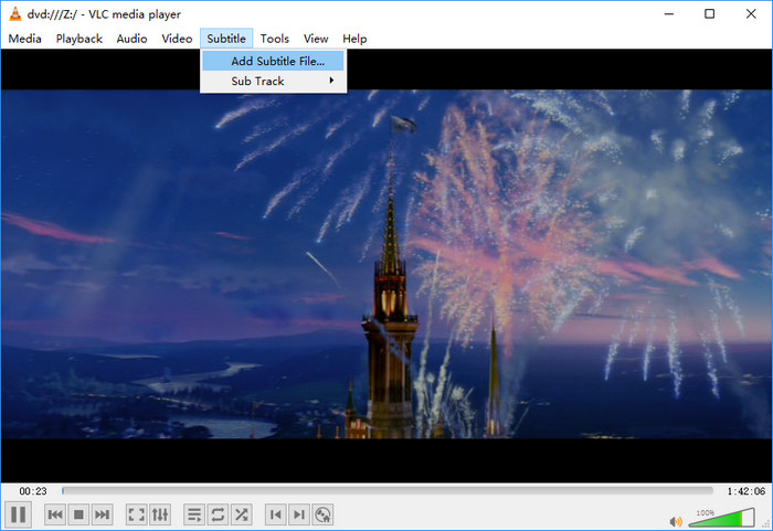 Add Subtitles to DVD in VLC