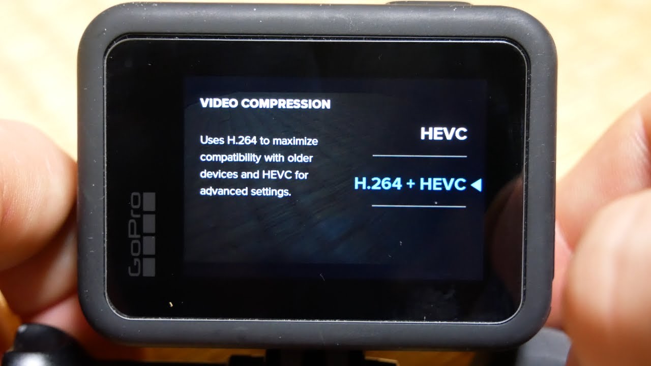 Convert GoPro HEVC to H264