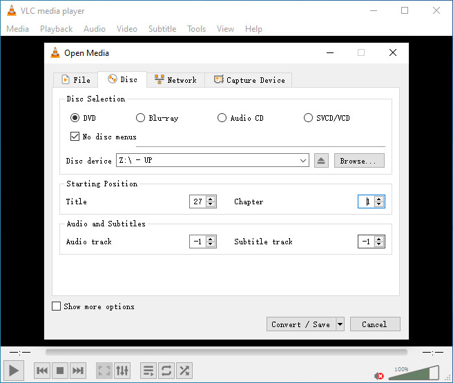 Convert DVD to digital free with VLC