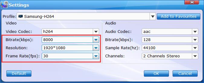 samsung tv profile settings