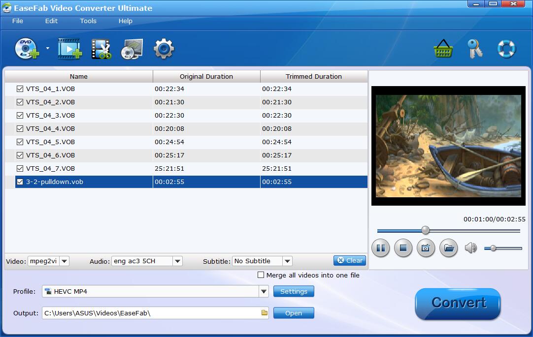 how to use free mp4 to vob converter