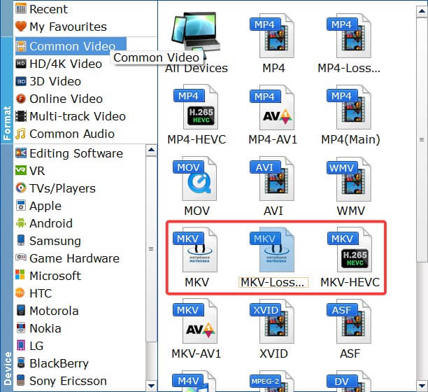 Repack or Re-encode VOB to MKV File