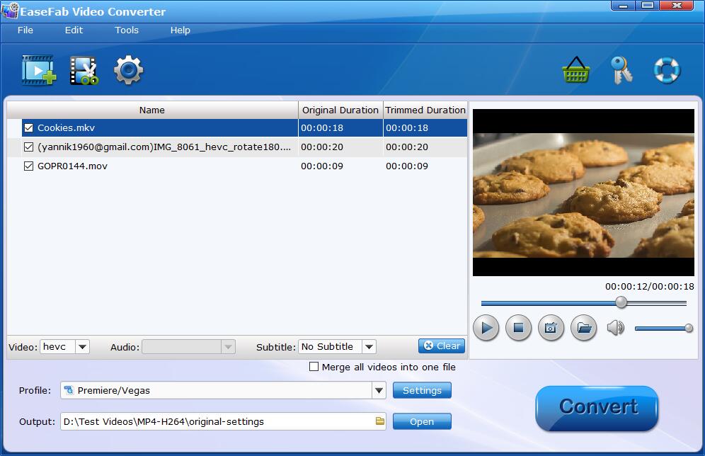 Add HEVC Files