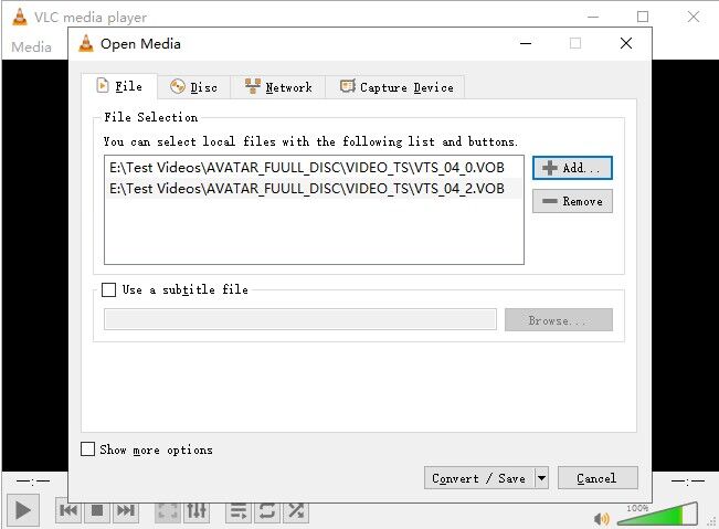 Convert VOB to MKV with Handbrake