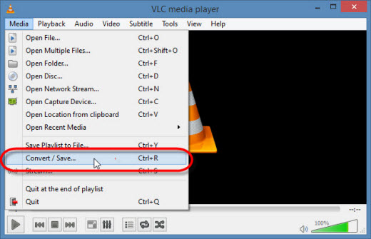 Convert VOB to MP4 with VLC