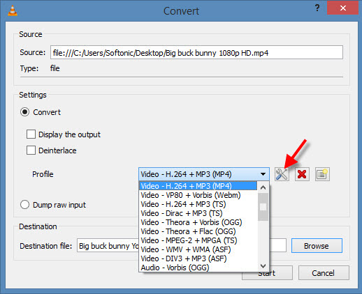 How to Convert MKV files to MP4 files with VLC